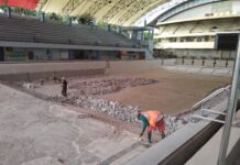 Parah! Lambannya Renovasi Kolam Renang Kertajaya Ancam 11 Medali Emas Jatim di PON 2028 Renovasi kolam renang Kertajaya Surabaya dalam kondisi yang masih berantakan di tengah dan mangkrak.