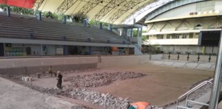 Parah! Lambannya Renovasi Kolam Renang Kertajaya Ancam 11 Medali Emas Jatim di PON 2028 Renovasi kolam renang Kertajaya Surabaya dalam kondisi yang masih berantakan di tengah dan mangkrak.