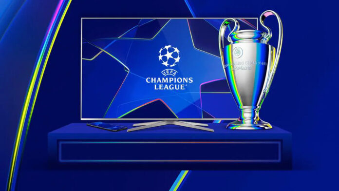 Logo UEFA Champions League siap sajikan laga sengit.